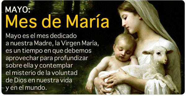 Resultado de imagen de mes de mayo flores a maria